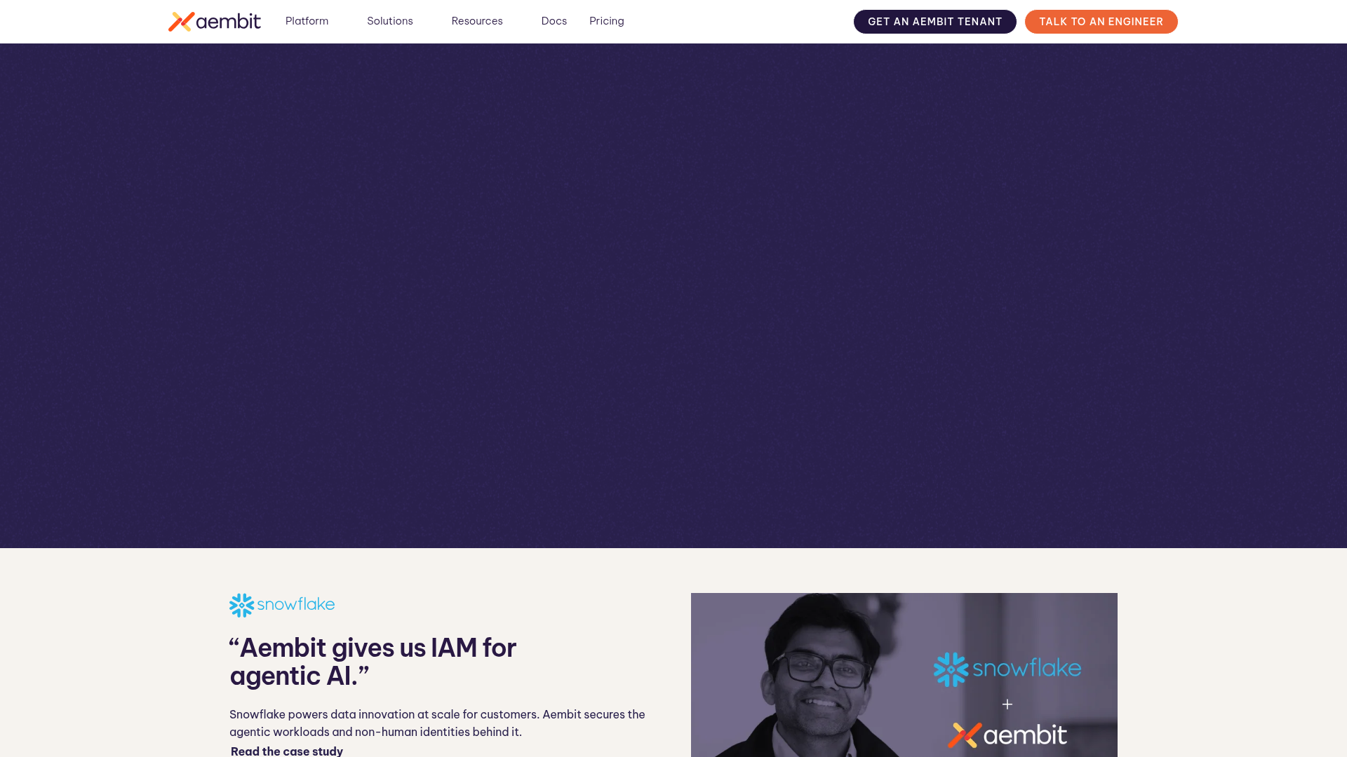 Aembit homepage