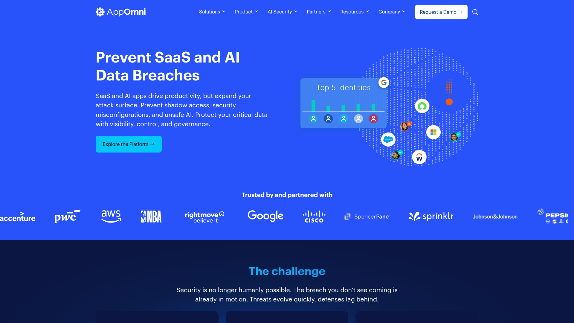 AppOmni homepage