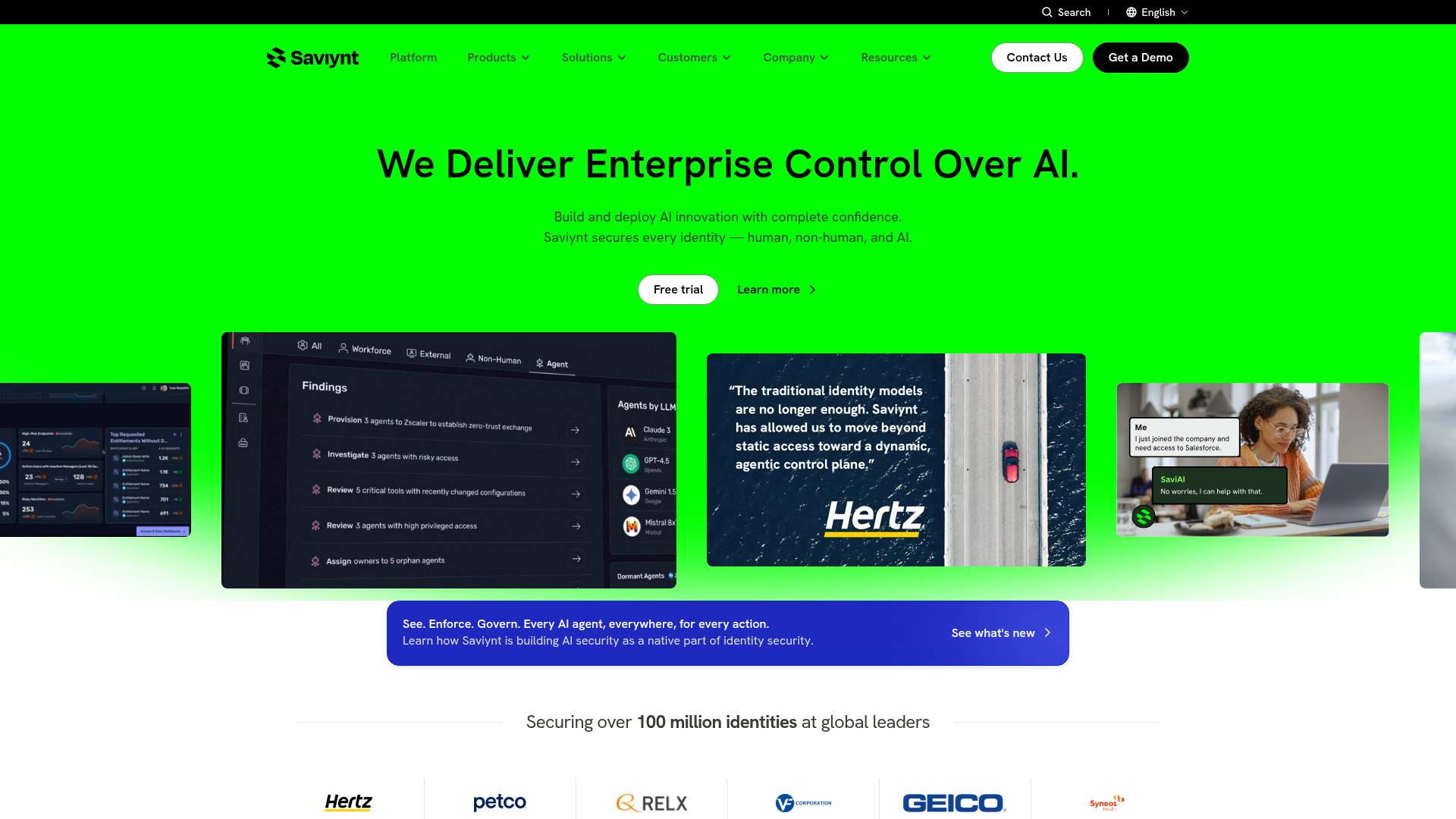 Saviynt homepage